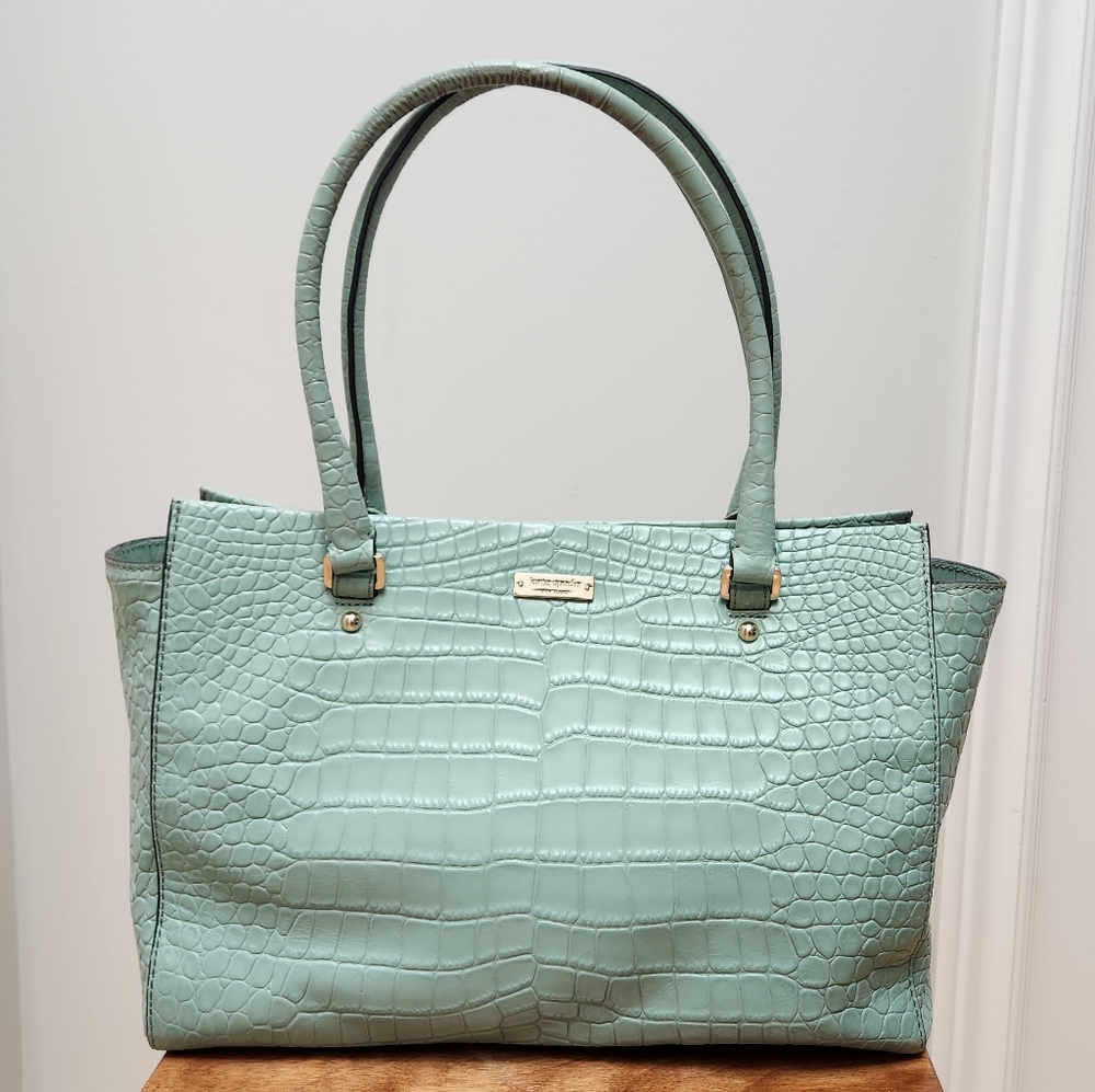 Kate Spade Croc Embossed Tote